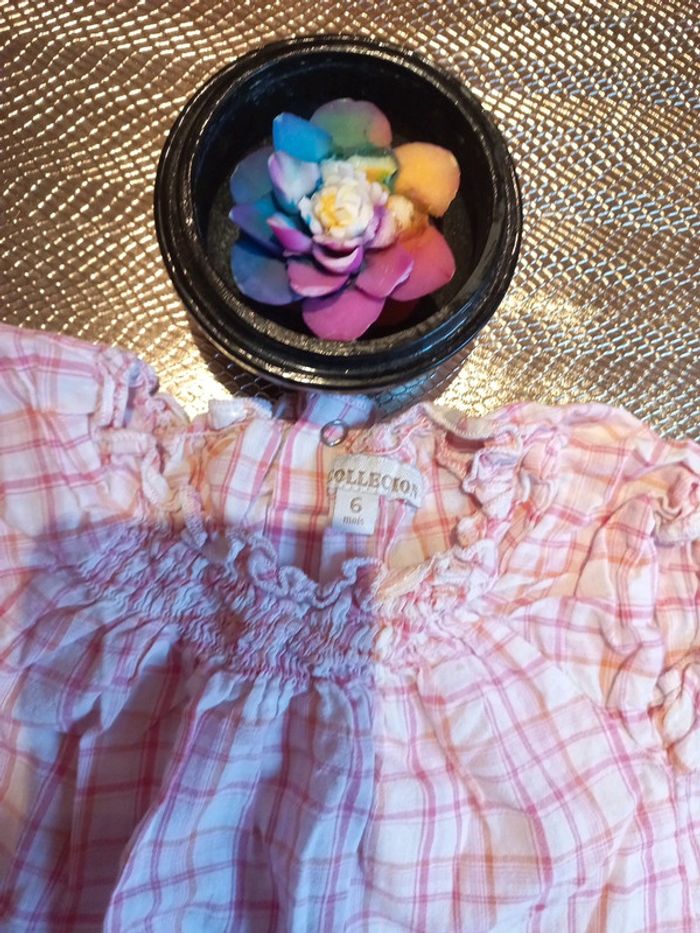 Robe d'été à carreaux 6 mois - photo numéro 3