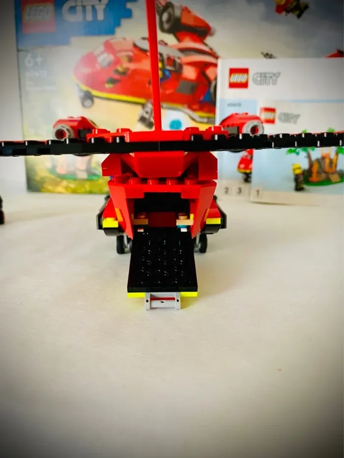 LEGO City 60413 - L’Avion de Sauvetage Des Pompiers - Complet avec Boîte et Notice - photo numéro 7