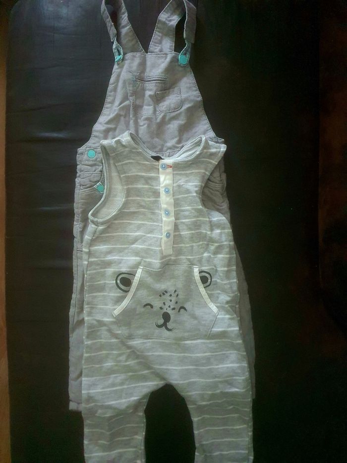 Lot 2 salopette Garçon 18 mois - photo numéro 3