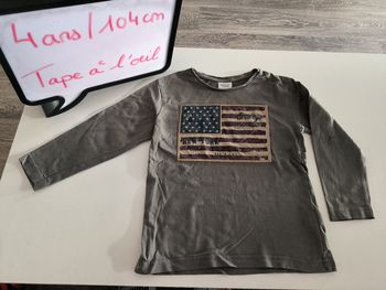 Sweatshirt Tape à l'oeil vert kaki