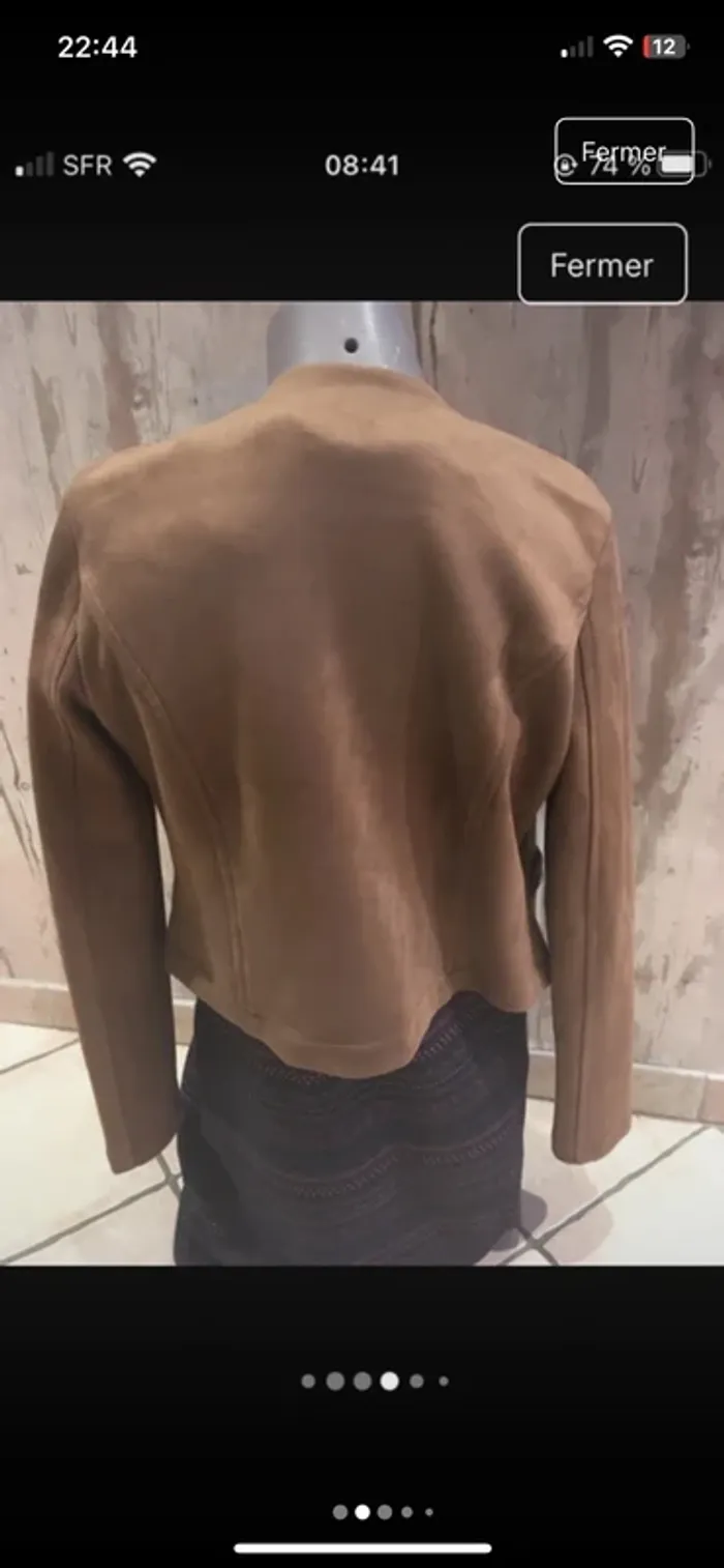 💎Petite pépite ! Magnifique lot en 38: robe Armand Thiery et d’un blazer en peau excellent état - photo numéro 3