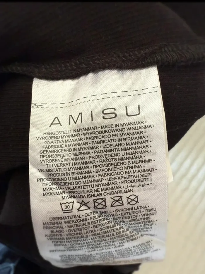 Body noir Amisu avec froufrou – Taille XL - photo numéro 6