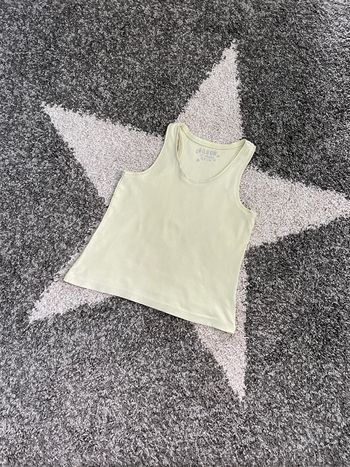 Débardeur dos nageur vert anis fille Bilook 12 ans