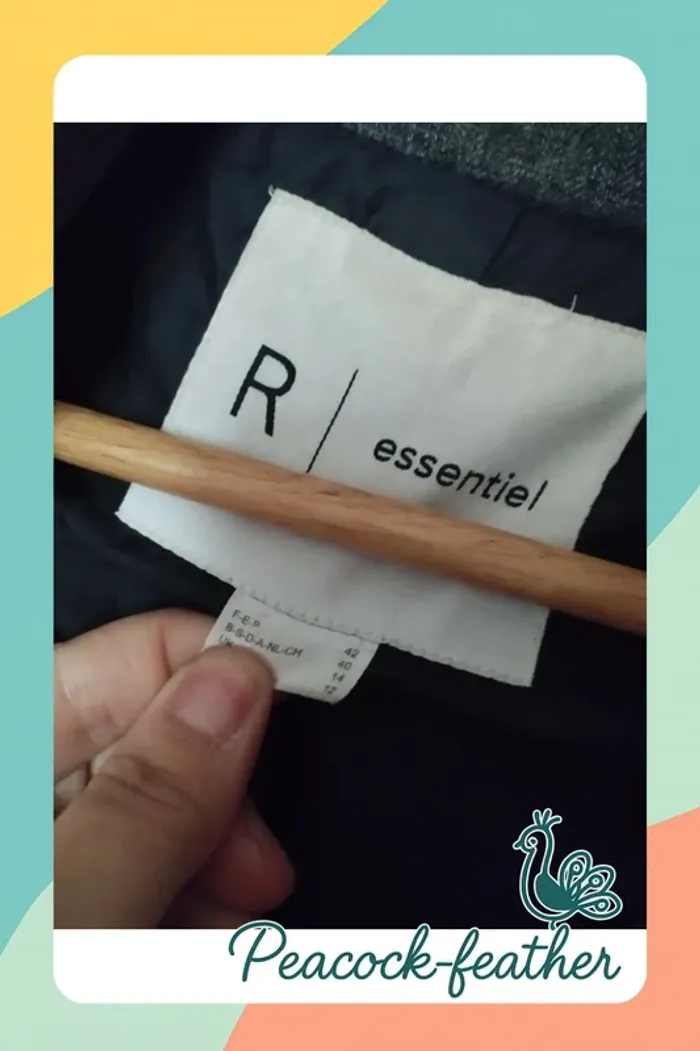 Doudoune grise la redoute 42 - photo numéro 4