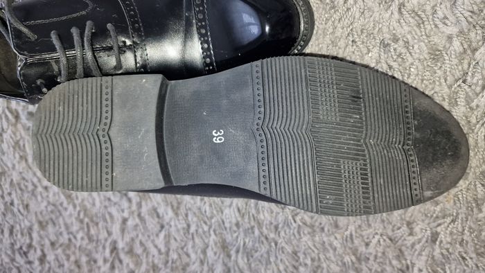 Pair de chaussures sur homme noir szmelle confort p 39 mat et vernies - photo numéro 6