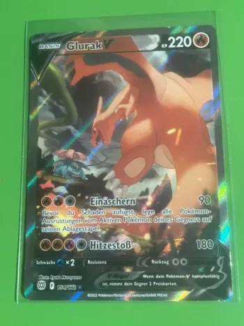 Glurak V Alternate 154/172 - Strahlende Sterne Pokémon Deutsch