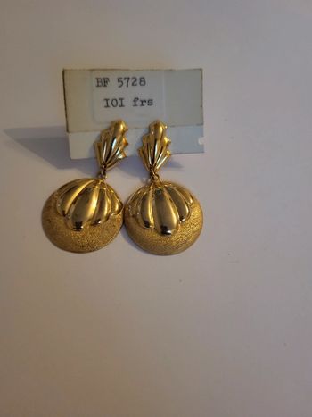 Boucles d'oreilles pendantes vintage