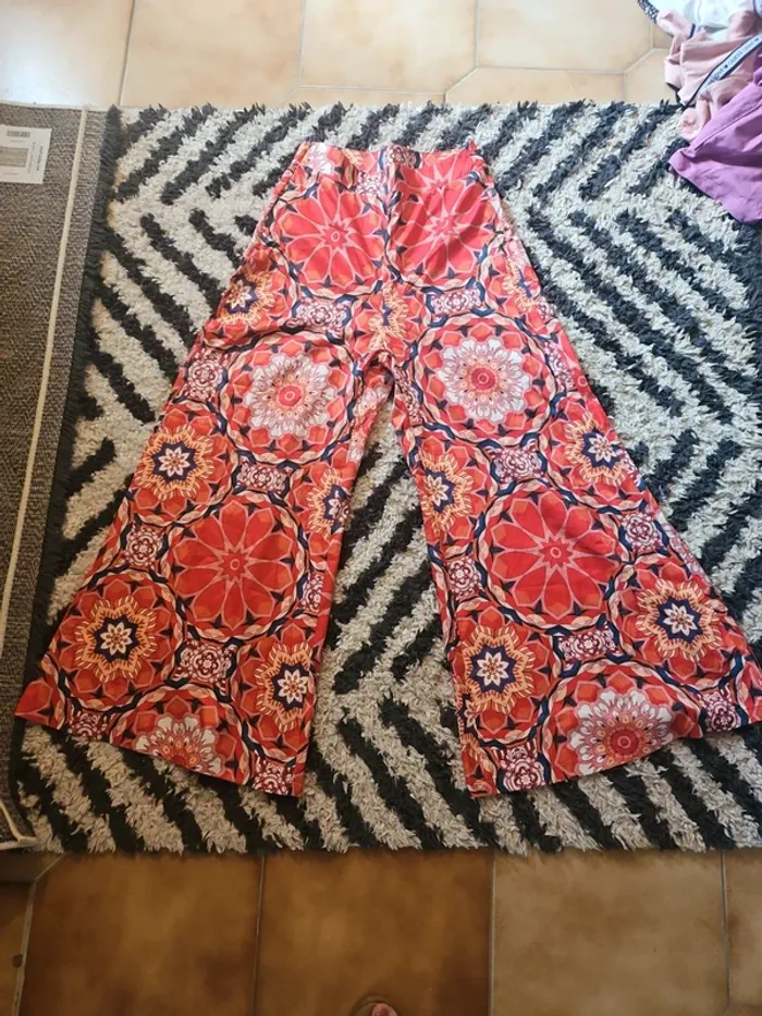 pantalon large été