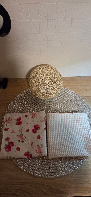 Deux serviettes de table