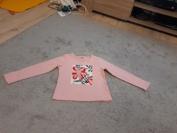 Tee shirt manches longues à sequins