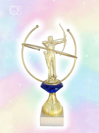 Trophée figurine de tir à l'arc 🏹 28,5x16,5cm
