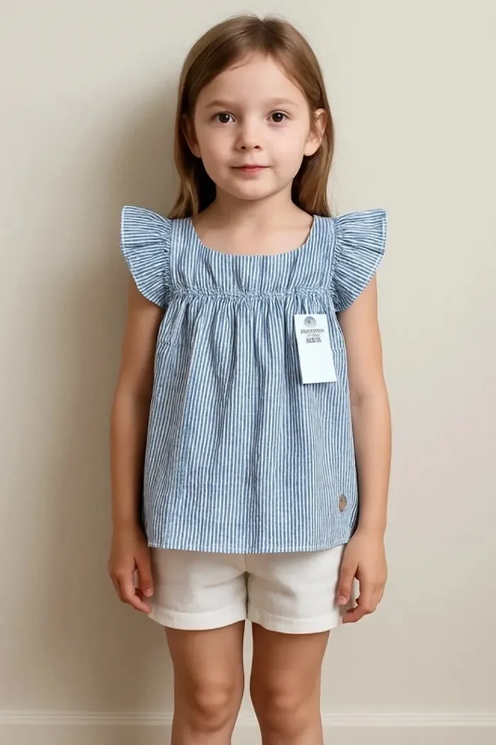 Robe Ralph Lauren Bleu Blanc 6ans - photo numéro 6