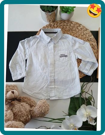 Chemise blanche Taille 18 Mois🌿🦊
