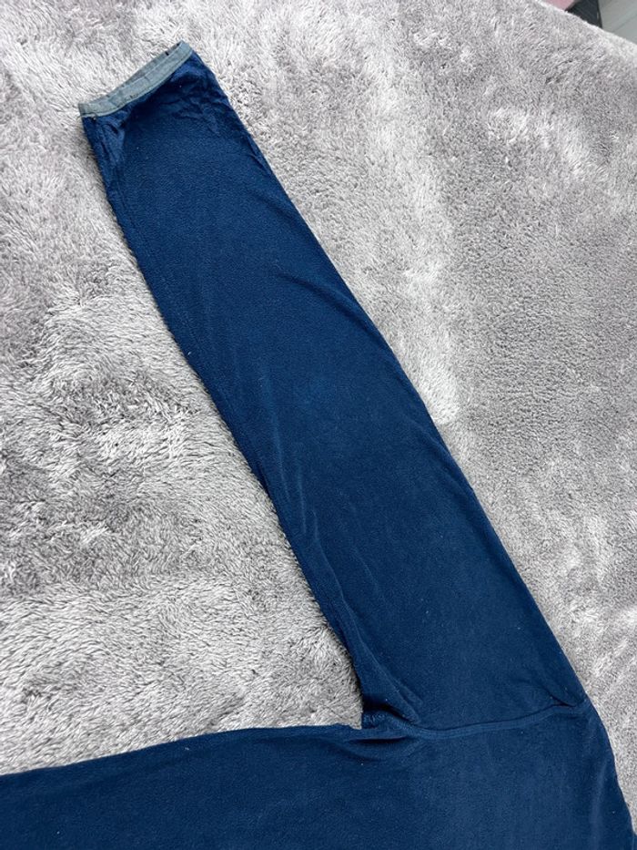 Pull de sport Polaire Timberland Zip Col Camionneur – Bleu Marine & Gris – Taille L - photo numéro 15