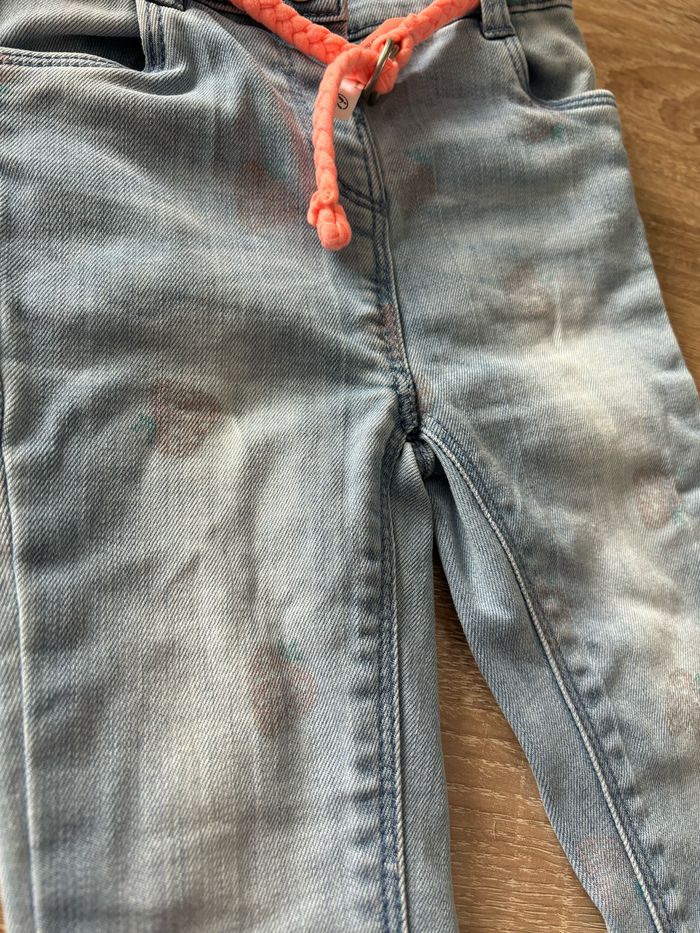Jean bleu fraise TAPE À L’œil t.18m - photo numéro 2