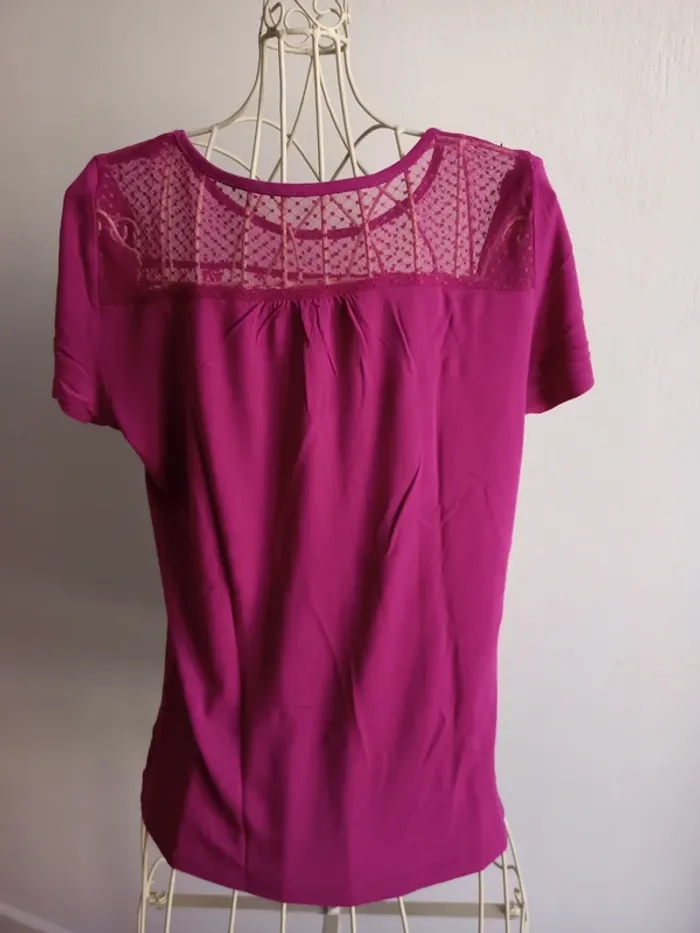 Tee shirt plumetis S kiabi - photo numéro 3