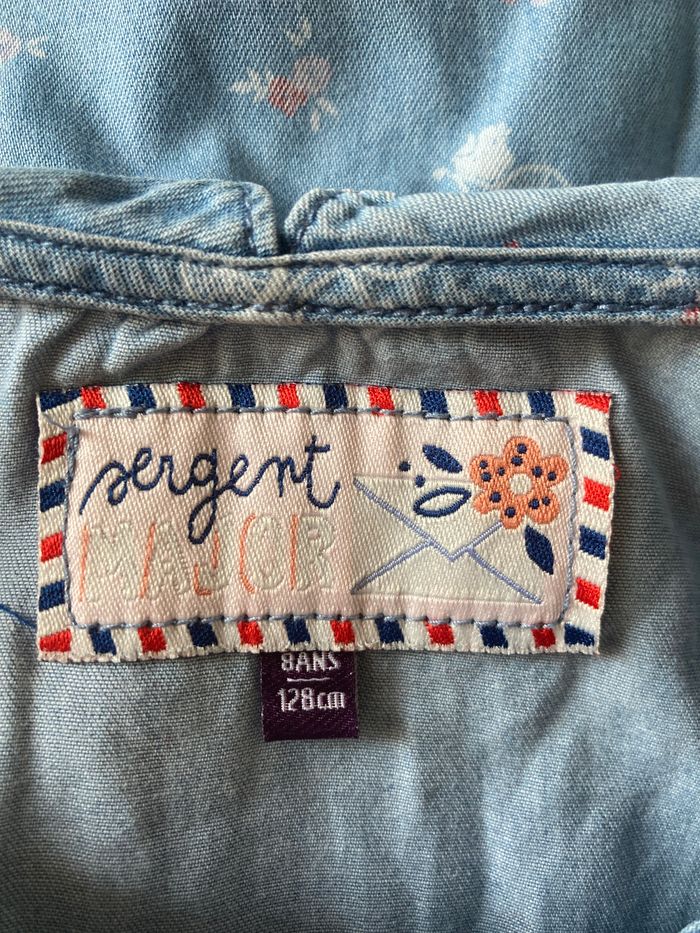 tunique imprimé en denim - photo numéro 5