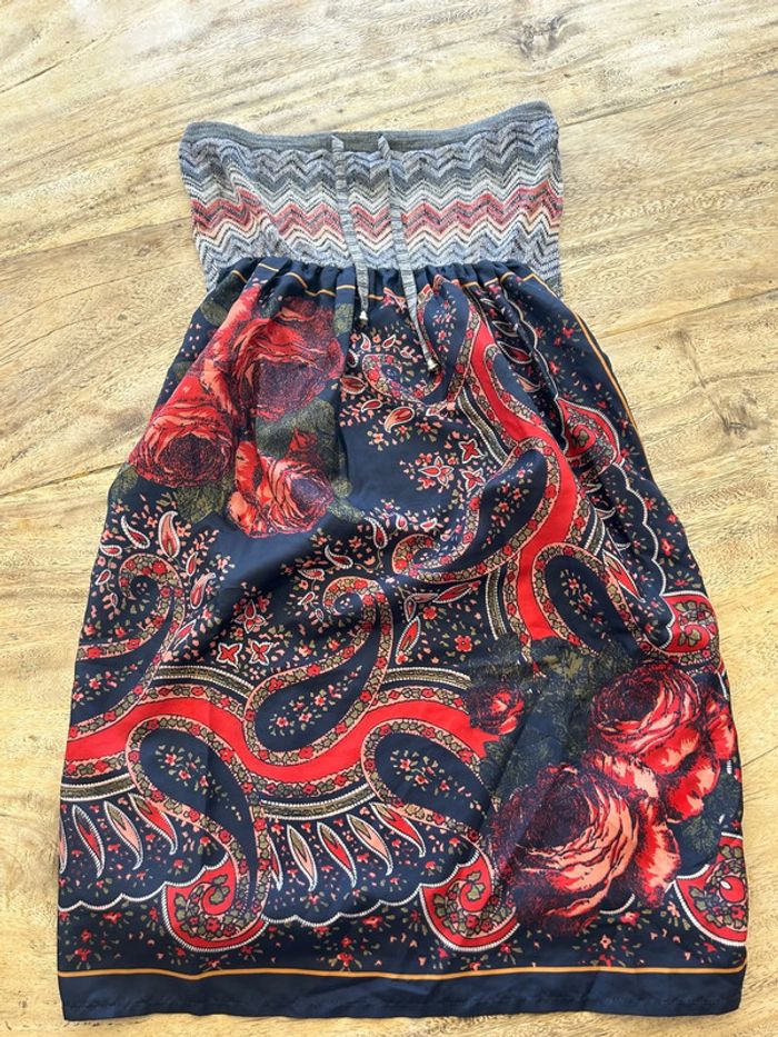 Robe bustier rare crochet taille s