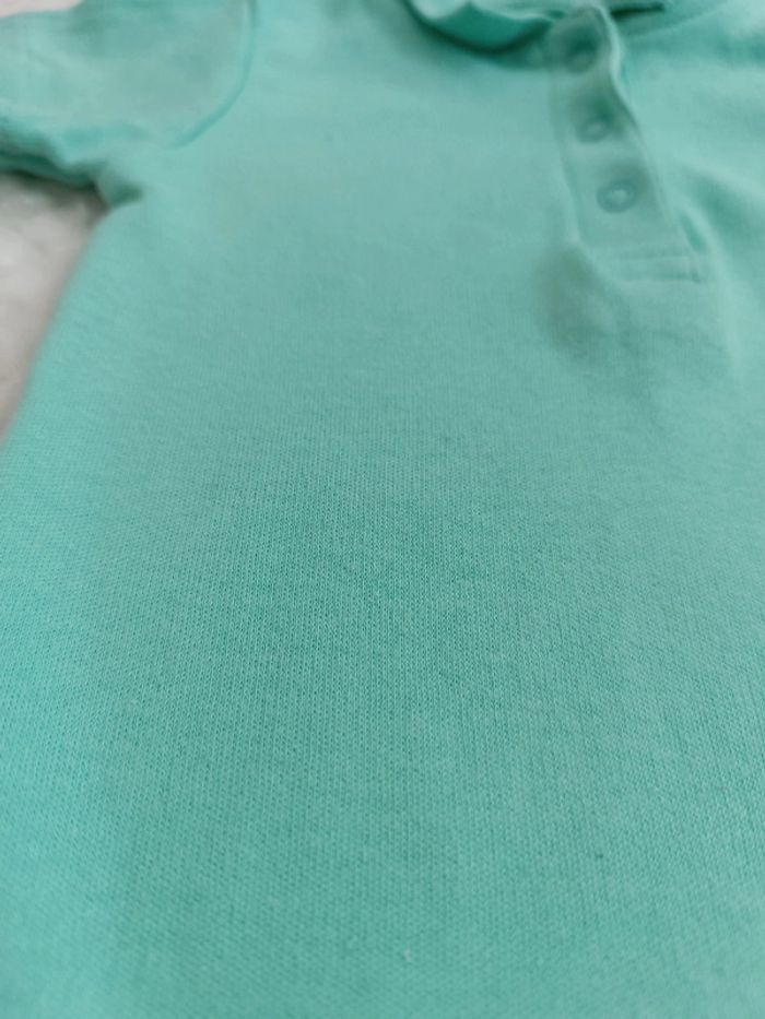 🔸Body polo vert clair Boîte à Malices - 12 mois🔸 - photo numéro 4