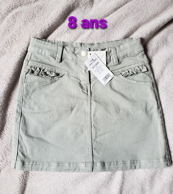 Jupe neuve kaki Tape à l'œil taille 8 ans
