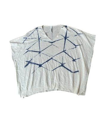 Top en lin blanc Pier Antonio Gaspari taille 48 IT (44 FR)