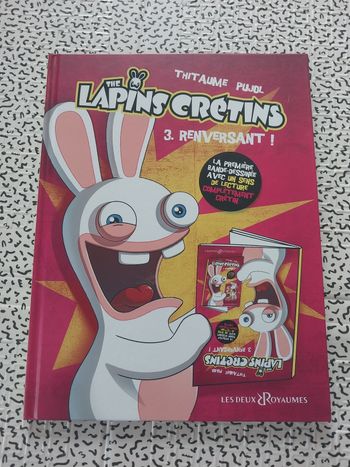 bd the lapins crétins tome 3 renversant edition rigide humour rabids ubisoft excellent etat
