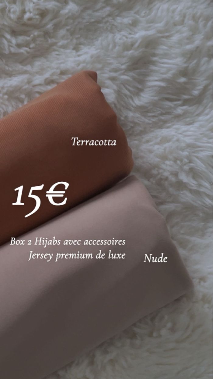 Box 2 Hijabs + accessoires