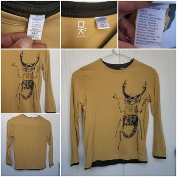 Tee-shirt manches longues 8 ans 126cm