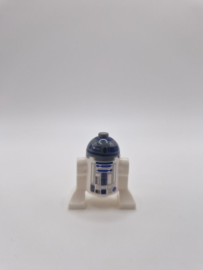 Figurine type lego petit droide R2D2 star wars