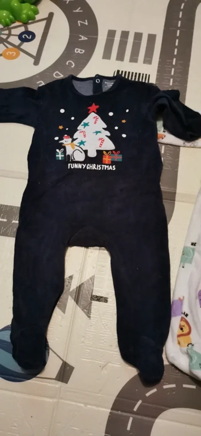 Lot de 2 pijamas velours - photo numéro 3