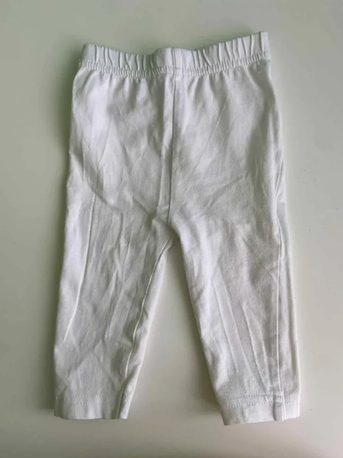 Lot de 10 bas : 9 leggings et 1 pantalon, fille 6-9 mois - photo numéro 2