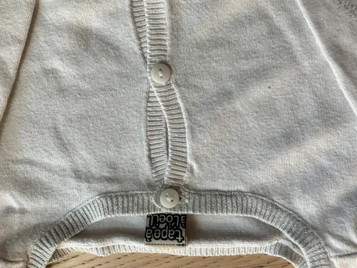 Ensemble blouse à bretelle + short + gilet blanc 3 ans fille Vertbaudet - photo numéro 12