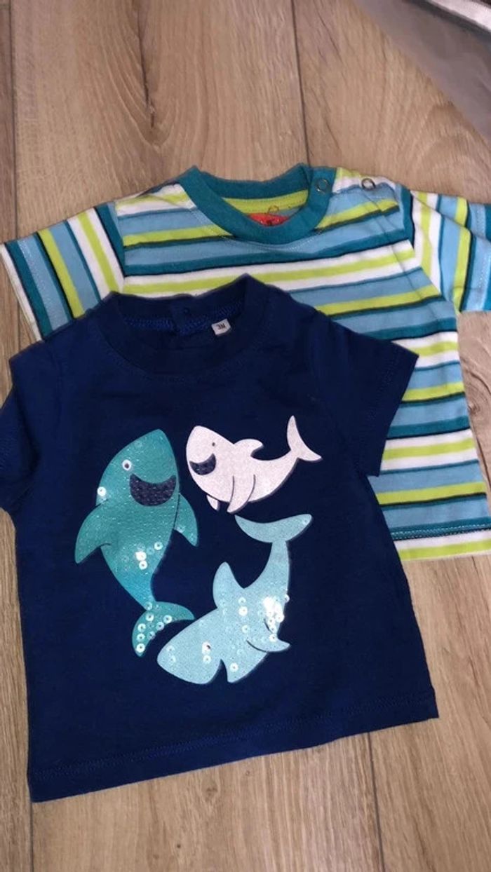 Lot tee-shirt bébé