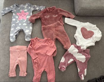 lots de pyjama en 0-1M