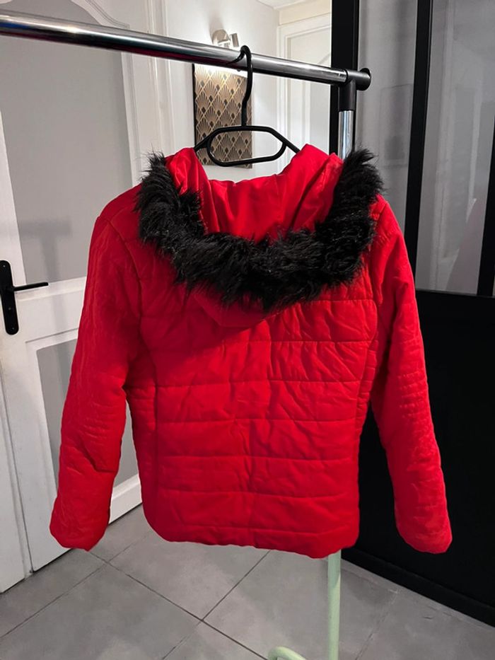 Doudoune hiver pour fille taille 12 ans rouge - photo numéro 3