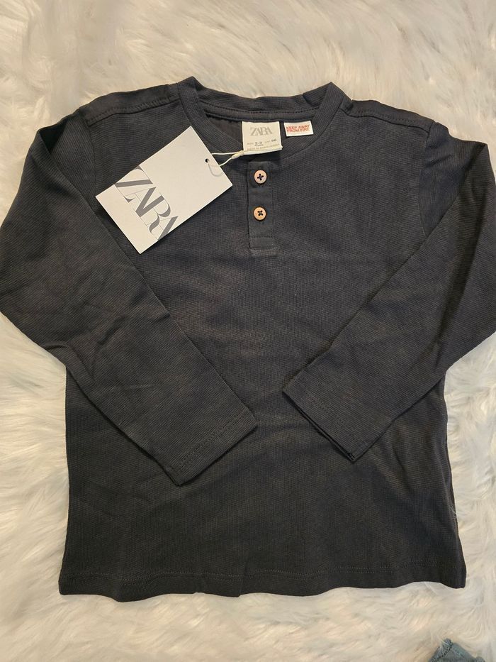 NEUFS (non portés) 🏷🏷🤩😍💙teeshirts  ml et polo ml  36mois /3ans 98cm Garçon 💙🤩😍 - photo numéro 3