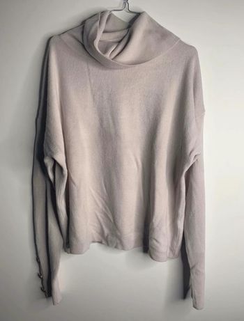 Pull Primark rose poudré et doré TXL