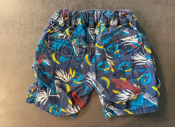 Bermuda floral 2 ans/92 cm DPAM - photo numéro 3