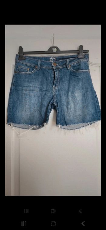 Short en jeans