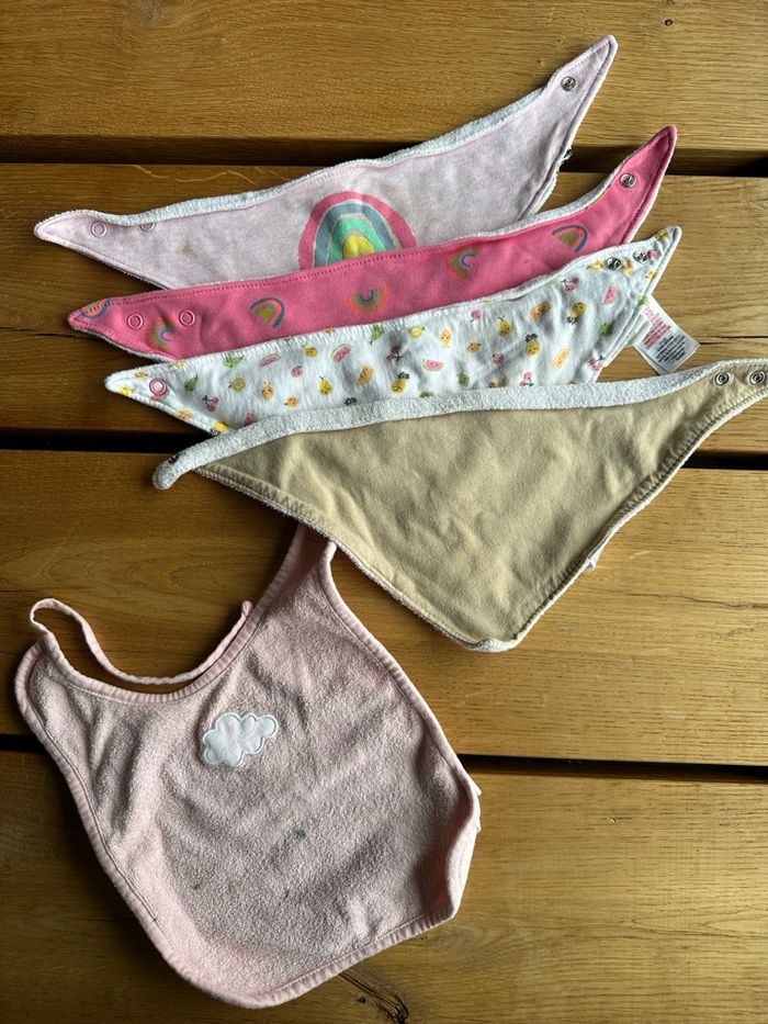 Lot de 5 bavoirs