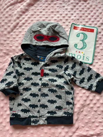Gilet Batman 3 mois