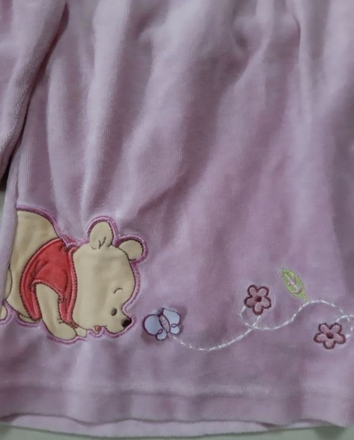 Robe en velours rose - Winnie l'ourson - Disney baby - 9 mois - photo numéro 3