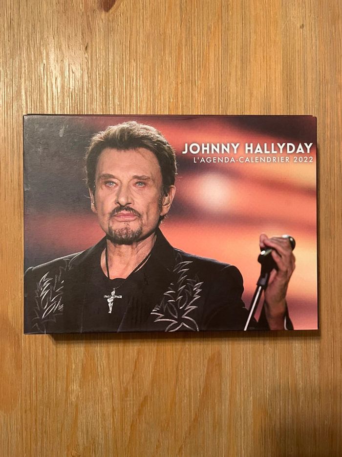 CALENDRIER JOHNNY HALLYDAY En Moto La Poste 2024 Almanachs $17.79