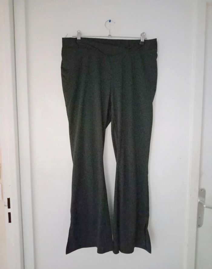 Pantalon à jambes larges grande taille femme - photo numéro 3