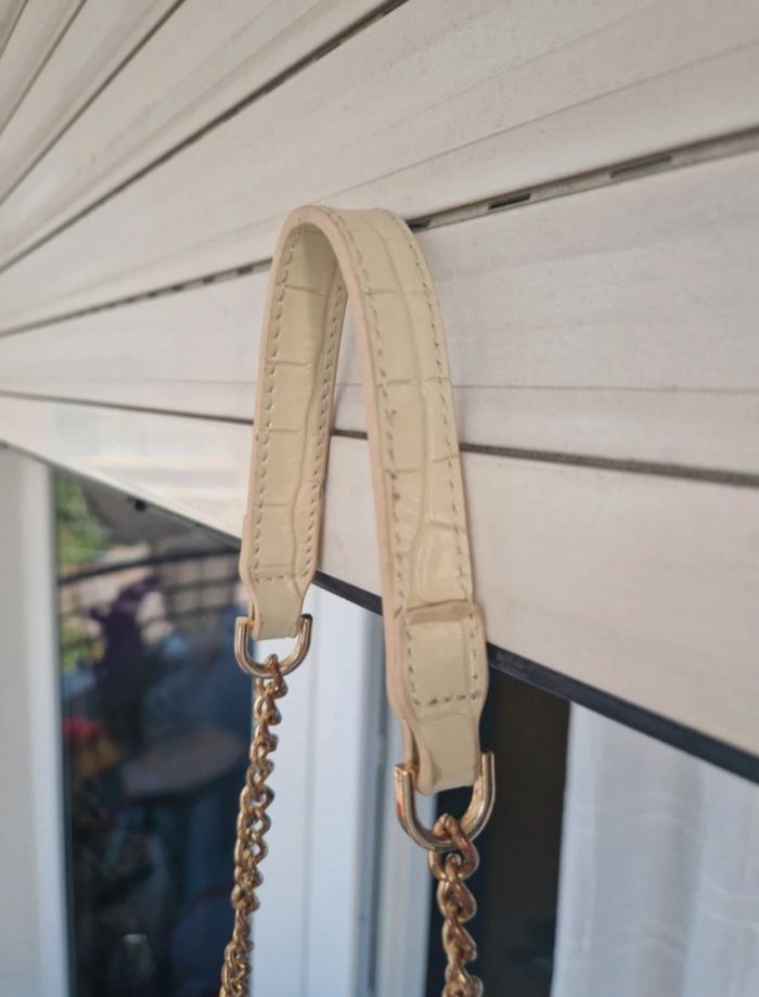 Sac a main / sac a bandoulière beige - photo numéro 5