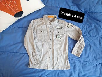 Chemise 4ans garçon ML 