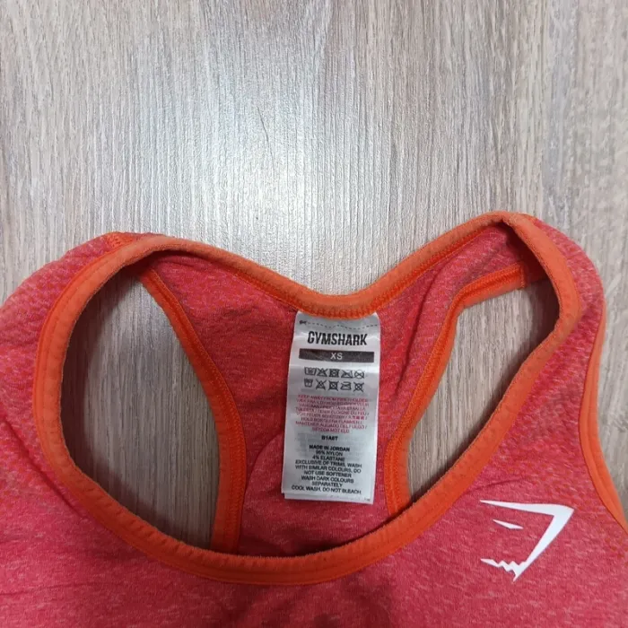 Brassière gymshark femme orange xs - photo numéro 3