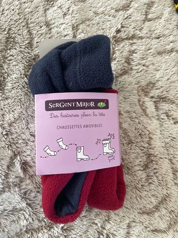 Chaussettes de bottes amovibles chaude