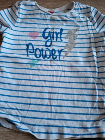 Tee shirt gril Power
