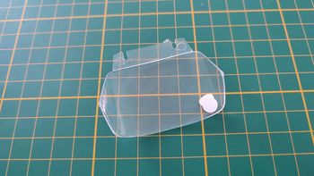 Vitre arrière pièce détachée miniature Altaya Renault Alpine A110 Wrc 1/18 1/18e 1/18ème #C10